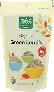 365 by Whole Foods Market, Organic Green Lentils, 16 Ounce