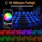 GEYUEYA Home WiFi RGB Decking Lights Kit Ø30MM 12V 0.5W Bluetooth APP view 5