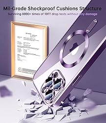 Waldeng for iPhone 14 Pro Max Case with Integrated