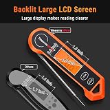 ThermoPro TP19H Digital Meat Thermometer Ambidextrous Backlit Waterproof 1s Read view 7