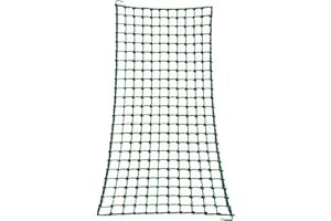NBLOVE Outdoor & Indoor Premium Climbing Net - 8 Sizes Polyester Fiber. Easy Install with Extras. Handcrafted & Practical. Ideal Gift. (5ft x 10ft)
