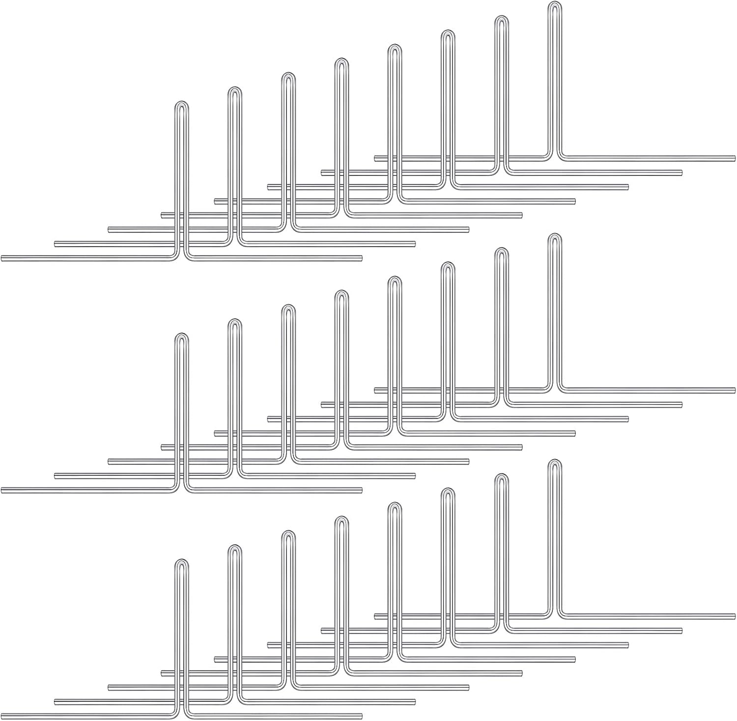 Decorative Garden Stakes - Halloween Tombstone Stakes Tombstone Metal Stakes Foam Graveyard Stakes T Shape Metal Stakes for Halloween Tombstone Yard Outdoor Decorations (24), HotopTombstone Stakests125