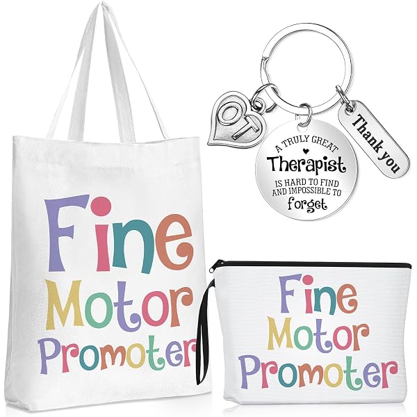 Ergotherapie Geschenkset Von Inbagi – Kosmetiktasche, Kaffeebecher 325 Ml & Schlüsselanhänger Für Therapeuten