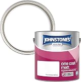 Johnstone's One Coat Matt Emulsion Paint Pure Brilliant White 2.5L view 3