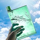 Reusable Slim Flat Water Bottle 420ml Portable