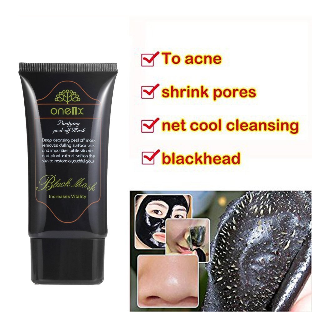 Blackhead Activated Natural Charcoal Cleansing Mask, WashOff Nursing