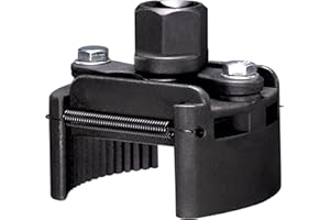 warmtree Adjustable Oil Filter Wrench (2-3/8 to 3-1/8 Inch) - 1/2'' Drive Cap Style Oil Filter Removal Tool, Universal Filter Wrench for Small/Medium Spin-on Filters (UTV/JetSkis)