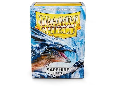Arcane Tinmen ApS ART11028 Dragon Shield Matte: Sapphire (100 Stück), Mehrfarbig