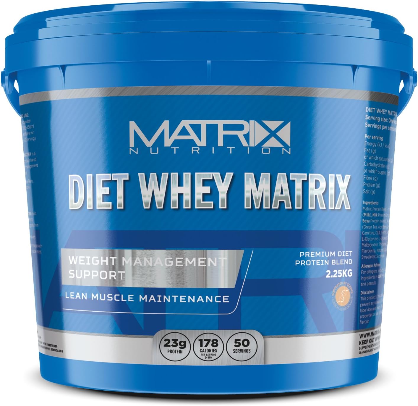 Matrix Nutrition Diet Whey Protein Powder Shake - Meal Replacement Weight Loss Shake (Chocolate Mint, 2.25KG)