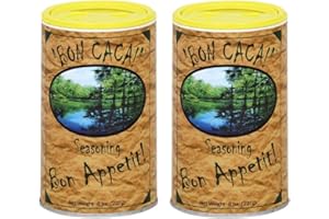 FQQF Bon CaCa Cajun Creole Louisiana All Purpose Seasoning, 8 Ounces (Pack of 2)