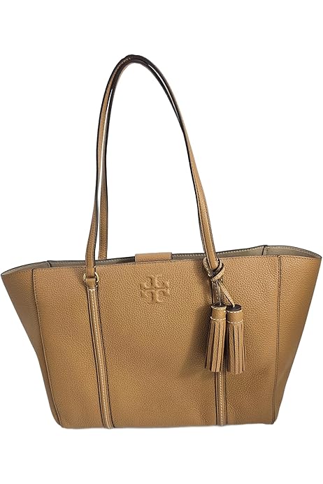 Amazon.com: Tory Burch 134837 Emerson Moose Tan With Gold Hardware  