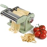 Sur La Table Kitchen Essential Va Bene Manual Pasta Maker Machine Noodle Maker w/Rollers & Cutters - Spaghetti, Fettuccini, L