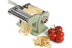 Sur La Table Kitchen Essential Va Bene Manual Pasta Maker Machine Noodle Maker w/Rollers & Cutters - Spaghetti, Fettuccini, L
