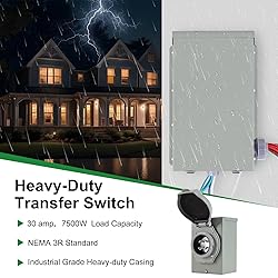 Mujurur 30 Amp Generator Transfer Switch