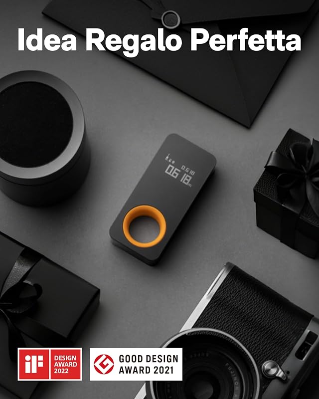 Metro Laser, 30m Misuratore Laser Distanza Mini, Regalo Uomo Gadget