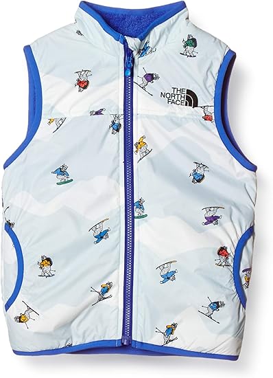 Amazon Co Jp ザノースフェイス ベスト ノベルティーリバーシブルベスト キッズ Nyj035 服 ファッション小物