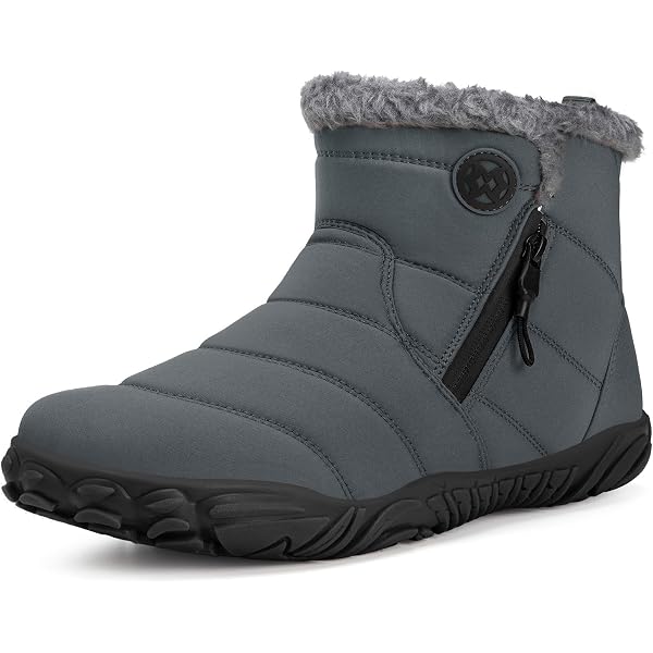 Bottes D'hiver Eagsouni Pour Femme – Chaussures Fourrées Imperméables, Légères Et Antidérapantes Pour L'extérieur
