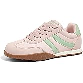 LUCKY STEP Boys Girls Casual Fashion Sneakers Classic Retro Walking Shoes Non Slip Running Trainers for Little Kids