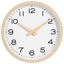 AKCISOT Wall Clock 14 Inch,Boho Large Wall Clocks
