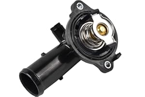 EVIL ENERGY Thermostat Housing Assembly, 05184651AF 49569 902-852, Compatible with 2011-2015 Dodge Durango 2011-2020 Jeep Grand Cherokee 2012-2018 Jeep Wrangler Thermostats 3.6