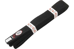 Ronin Brand Martial Arts Uniform Solid Colored Rank Belt – Wht, Yellow, Green, Org, Blue, Pur, Red, Brn, & Blk