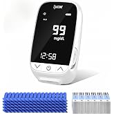 IMDK Blood Glucose Monitor Kit, Strips &amp; Lancets for Diabetes (50 Count) | Blood Sugar Testing Kit, 1 Control Solution, 1 Lancing Device, &plusmn;9% Accuracy, No Coding, Large Display Glucometer Home Use
