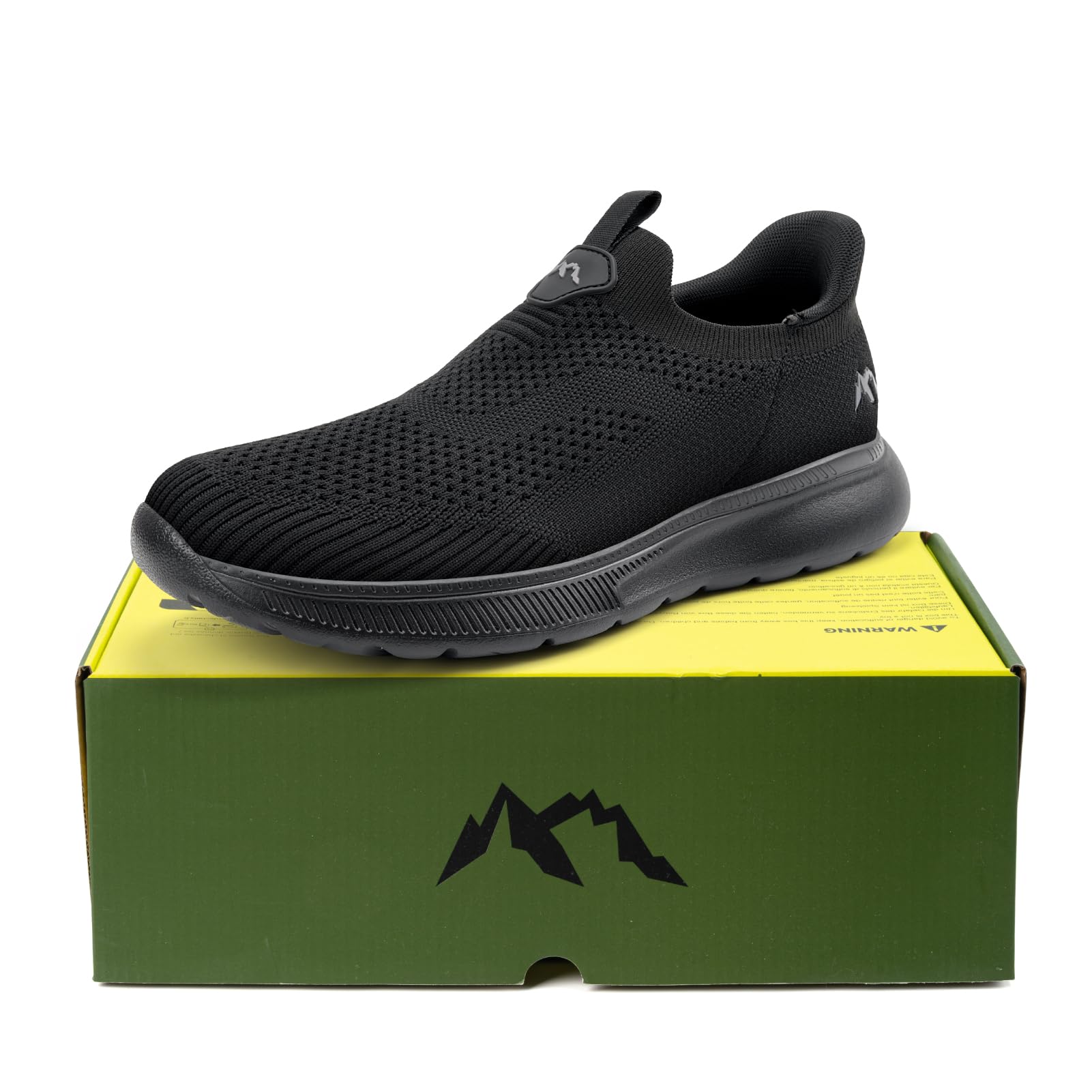 ODCKOI Herren Slip On Sneaker atmungsaktiv Turnschuhe bequem Laufschuhe 6