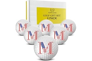 Xeiwagoo Personalized Golf Balls, Funny Unique Initial on Golf Balls, Custom Golf Balls for Golfers, Golf Balls Gifts for Birthday and Retirement(6 Golf Balls)