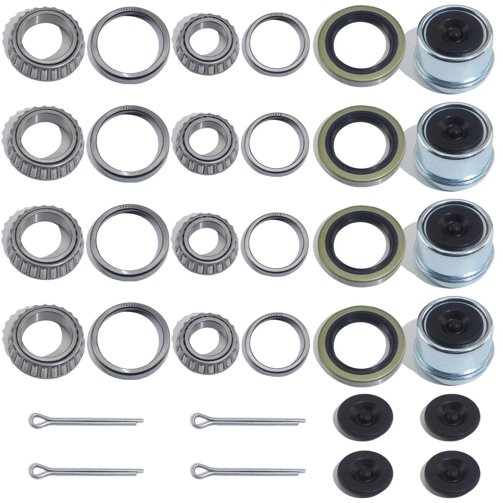 Trailer Hub Bearings Kits L68149 L44649 For 3500 Lbs Axle - 22042K - Foto 2
