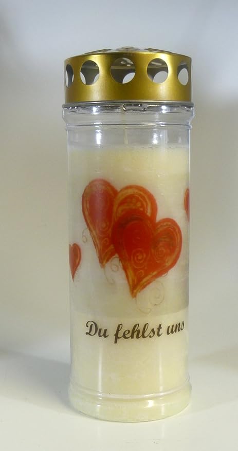 Lumini Candela A Forma Di Cuore Tu Mi Manchi Durata Circa 7 Giorni 7 Cm Grab Candela A Immagine E Scritta In Inglese Amazon It Casa E Cucina