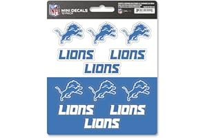 FANMATS NFL Unisex-Teen Decal Set Mini 12 Pack