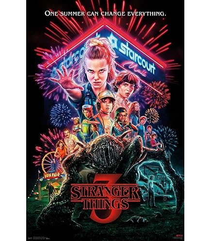 Amazon.com: Netflix Stranger Things - One Sheet Wall Poster, 19L