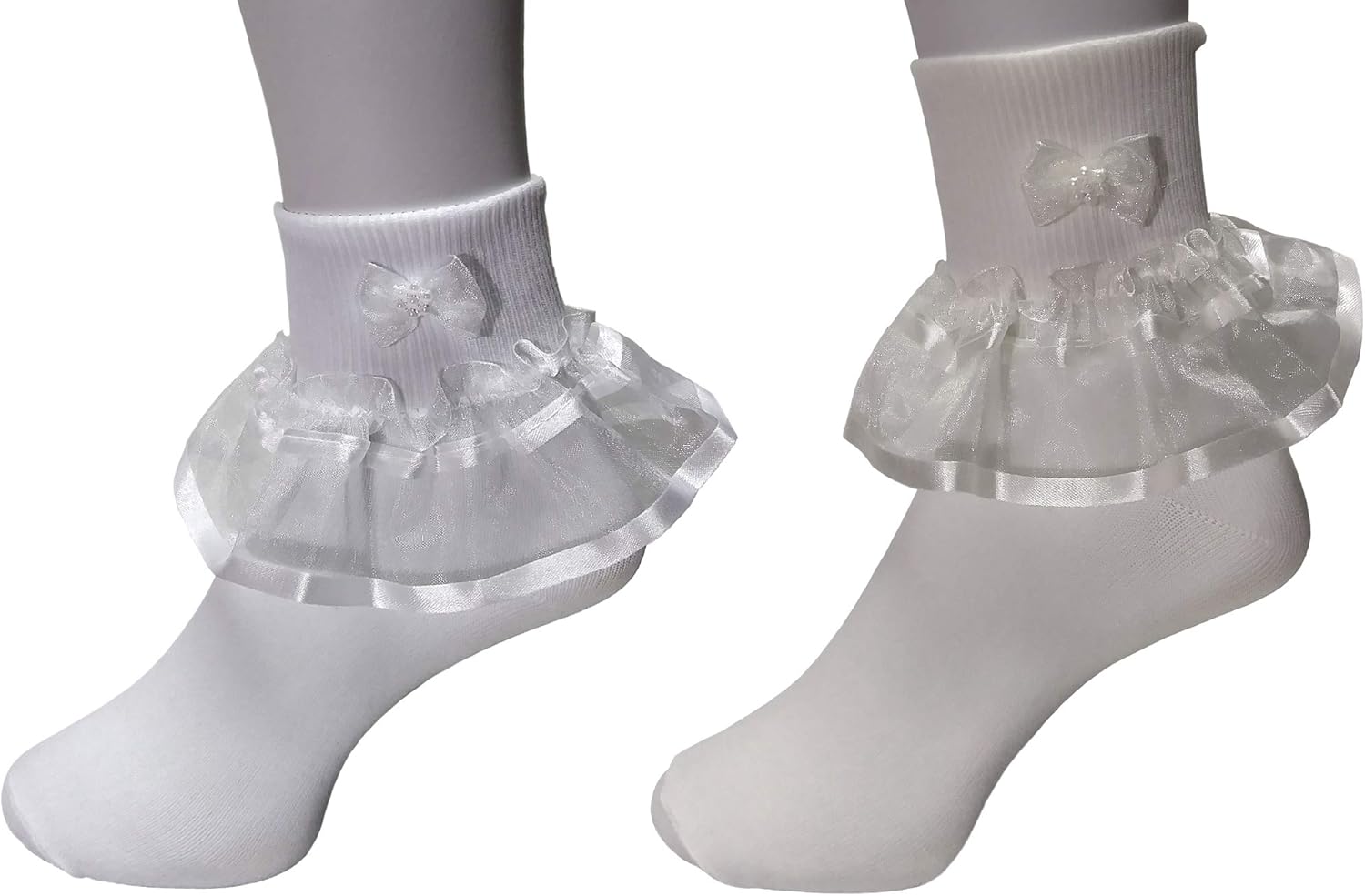 pageant ruffle socks