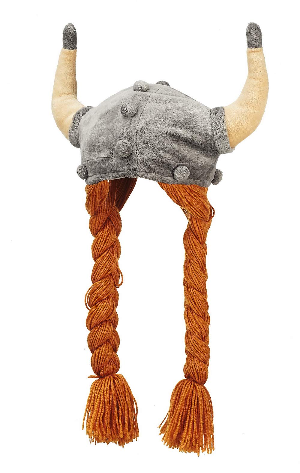 Euro Souvenirs Plush Viking Helmet with Braids 55 cm
