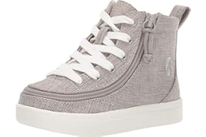 BILLY Footwear Classic Lace High Kids Shoes – Jersey Upper – Removable Insole – Elasticated Side Strip