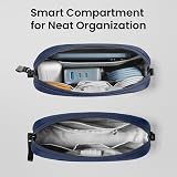 tomtoc Cable Organiser Bag Travel Pouch Water Resistant Tech Organizer view 2