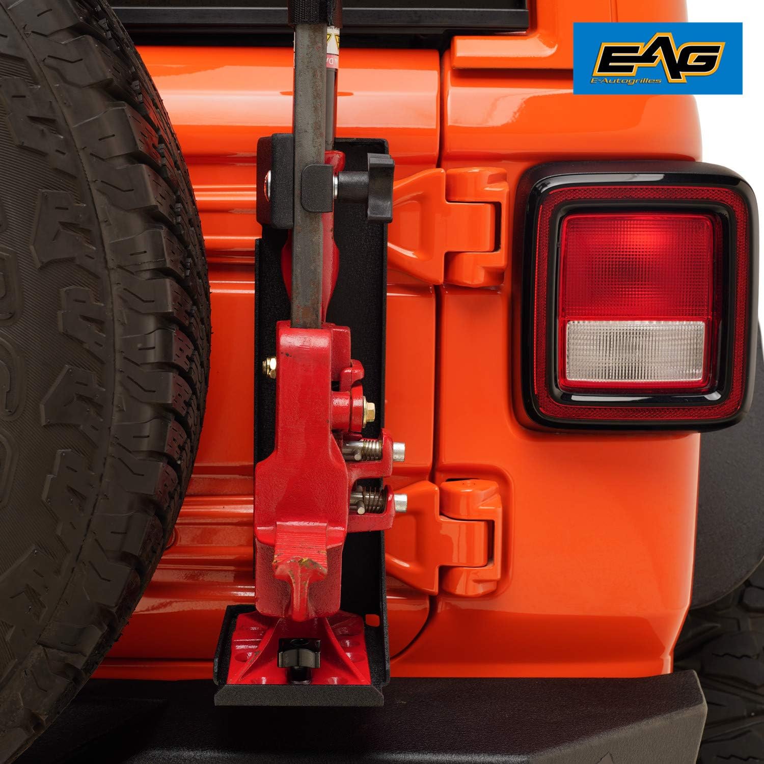 EAG Tailgate Jack Mount Bracket Compatible with 07-20 Wrangler JK JL: Automotive