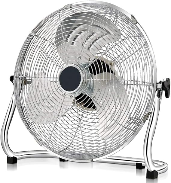 JJSFJH Ventilador de Piso para Gimnasio con 3 velocidades y Cabezal de