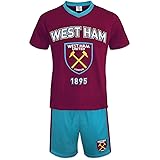 West Ham United Fc Official Football Gift Mens Short Pyjamas
