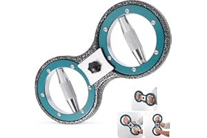 Zakle Rotator Burn Machine, 8-12LB Rotating Arm Exercise Equipment with Adjustable Resistance 360 Degree Rotating Grips, Spinning Arm Machine Grips Forearm Trainer