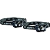 CYCLOPS 210 Lumen Headlamp, Tactical Durable Lightweight Compact Adjustable Stretch Headband Bright 3 Color LED Headlight, AAA Batteries Included, Pack of 2
