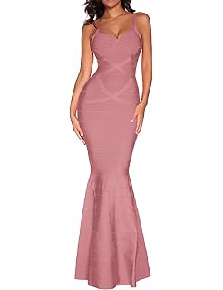 backless fishtail dress