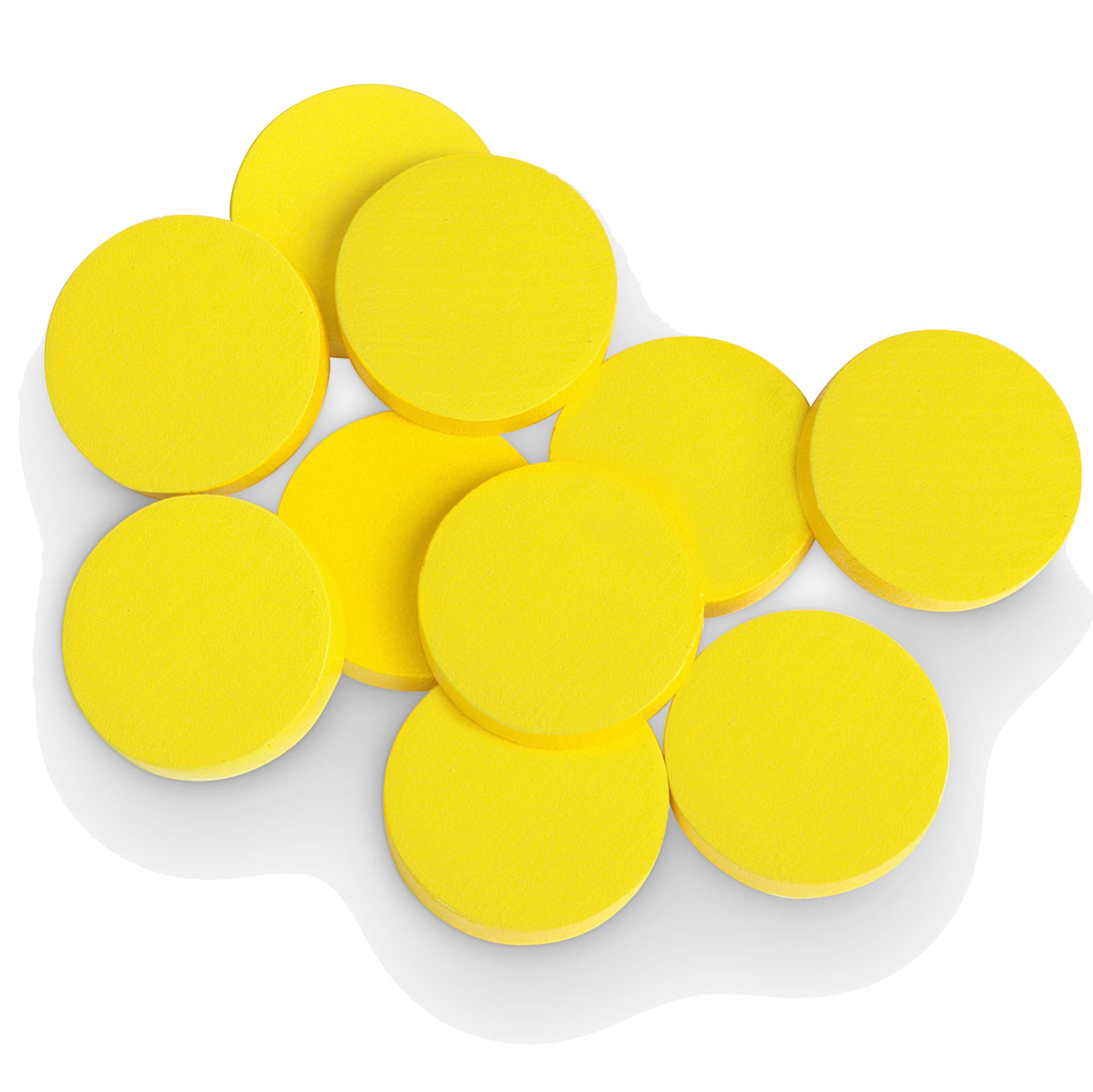 Peleya Spare Pucks / Dropping Discs Only Compatible with Peleya Tumbletron Drop Disc Game 25mm x 3mm (1inch x 0.1inch)
