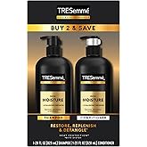 TRESemmé Rich Moisture Shampoo and Conditioner 2 Count Rich Moisture for Dry Hair Formulated With Vitamin E and Biotin 28 oz