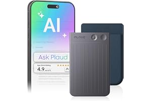 Plaud Note AI Voice Recorder, AI Note Taking Device, Transcribe & Summarize, Support 112 Languages, 64GB Navy Blue Digital Audio Recorder for Lectures, Meetings, Calls, Dark Blue Case, Non-Pro Version