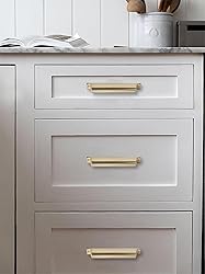 ZAUYX 10 Pack 5 Inch Center to Center Brushed Brass