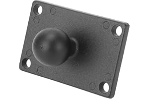 ZJchao 1 Inch Ball Mount, RAM Ball Mount 1 Inch with AMPS Hole for RAM B Size Double Socket Arms