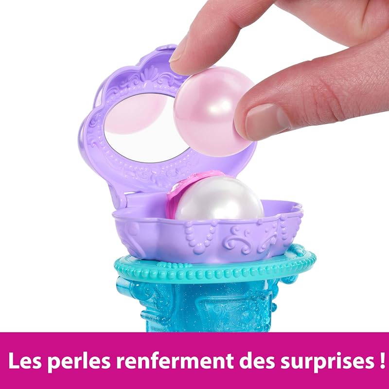 Disney Princess Poupée Mannequin Ariel Sirène et Coiffeuse Surprise
