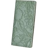 FALAN MULE Ultra Slim Thin Wallet for Women Bifold Leather RFID Blocking Designer Credit Card Holder