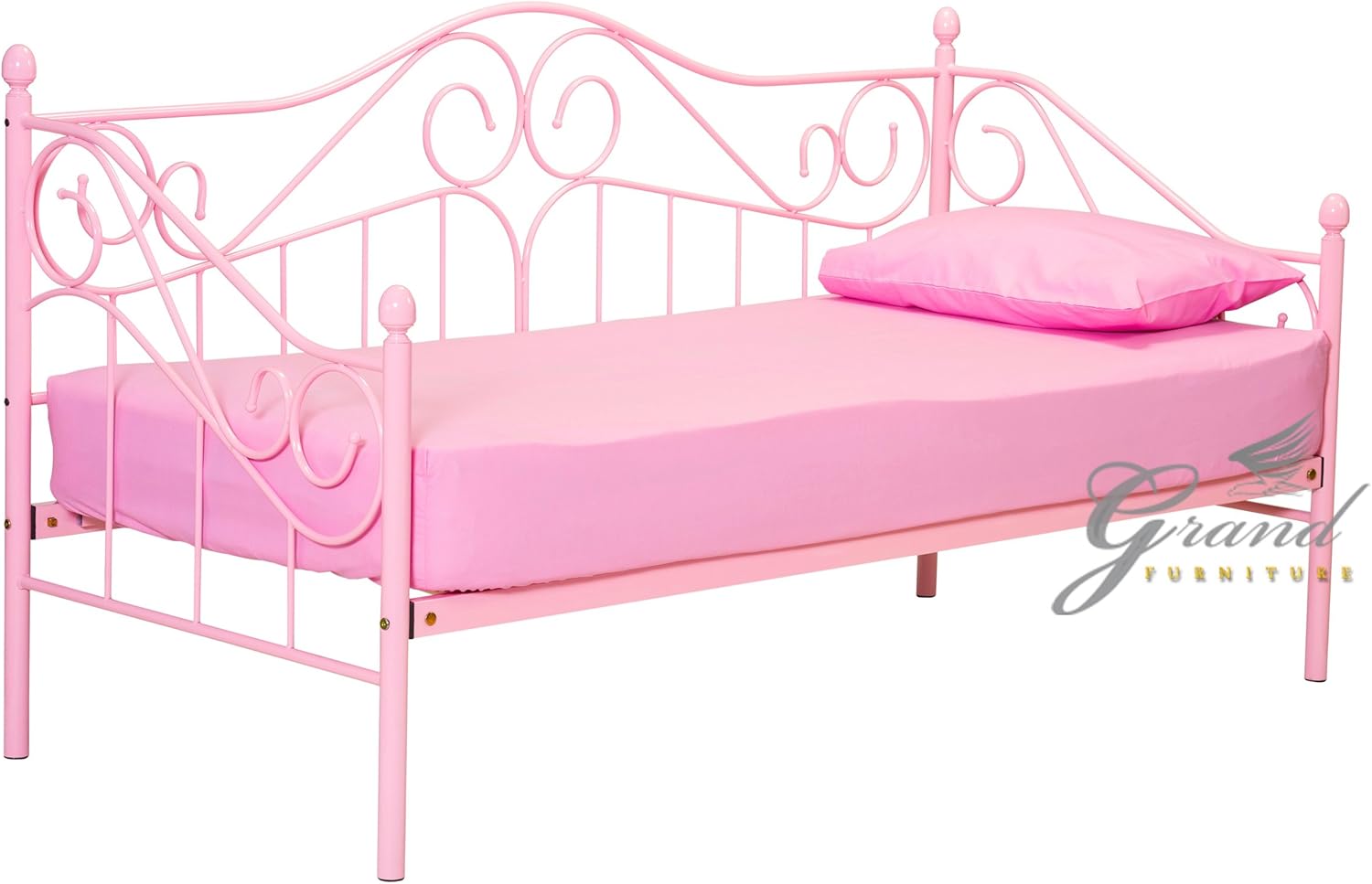 girls pink bed frame